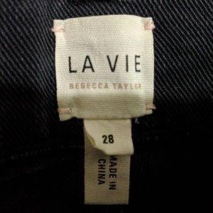LA Vie Rebecca Taylor Glitter Jeans Size 28